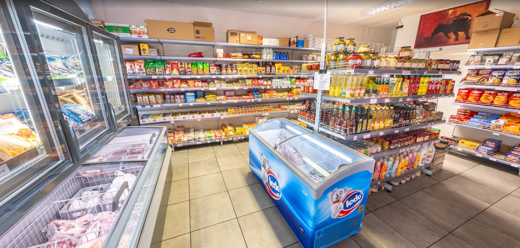 Innenansicht der Fleischerei Samir in Traun